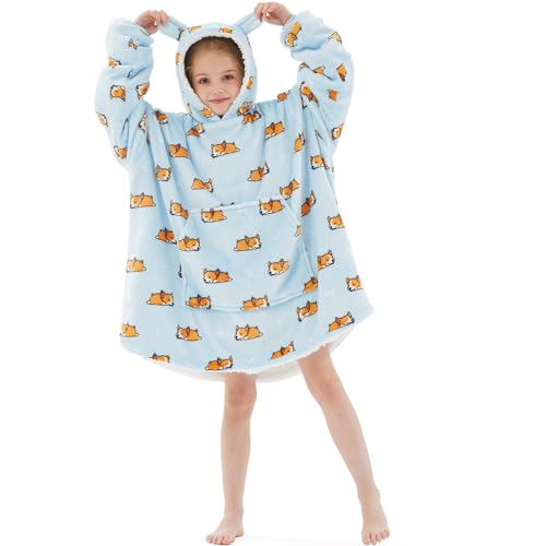 Wearable Blanket Hoodie, Cute and Funny Patterns Oversized Hoodie