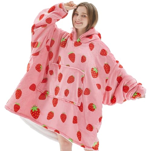 Wearable Blanket Hoodie, Cute and Funny Patterns Oversized Hoodie