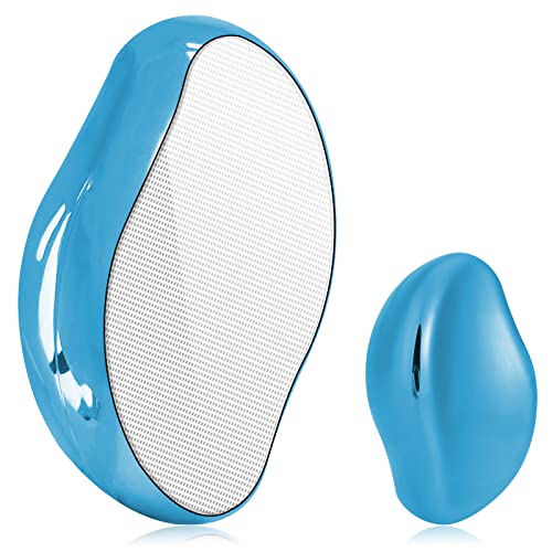 Crystal Hair Eraser for Women and Men, Reusable Crystal Hair Remover Magic Painless Exfoliation Hair Removal Tool, Magic Hair Eraser for Back Arms Legs (Purple)