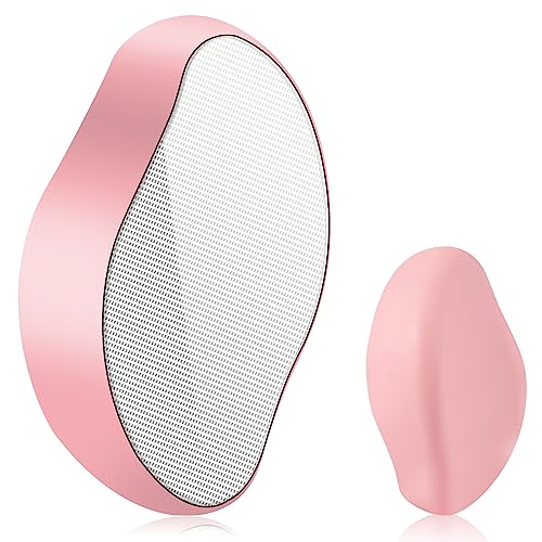 Crystal Hair Eraser for Women and Men, Reusable Crystal Hair Remover Magic Painless Exfoliation Hair Removal Tool, Magic Hair Eraser for Back Arms Legs (Purple)