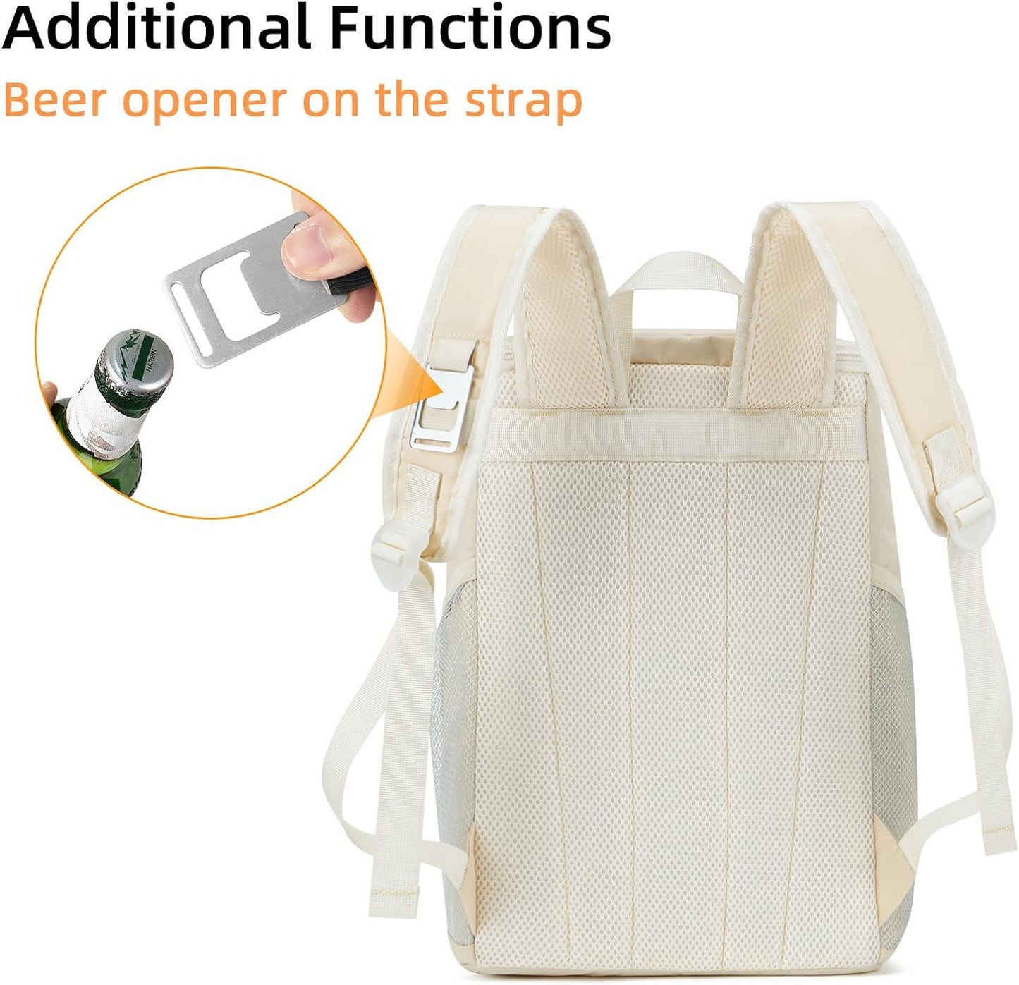 Backpack Cooler Backpack 26 Cans Insulated Leak Proof for Women Men Beach Camping Picnic Fishing Hiking Lunch Backpack Waterproof Cooler