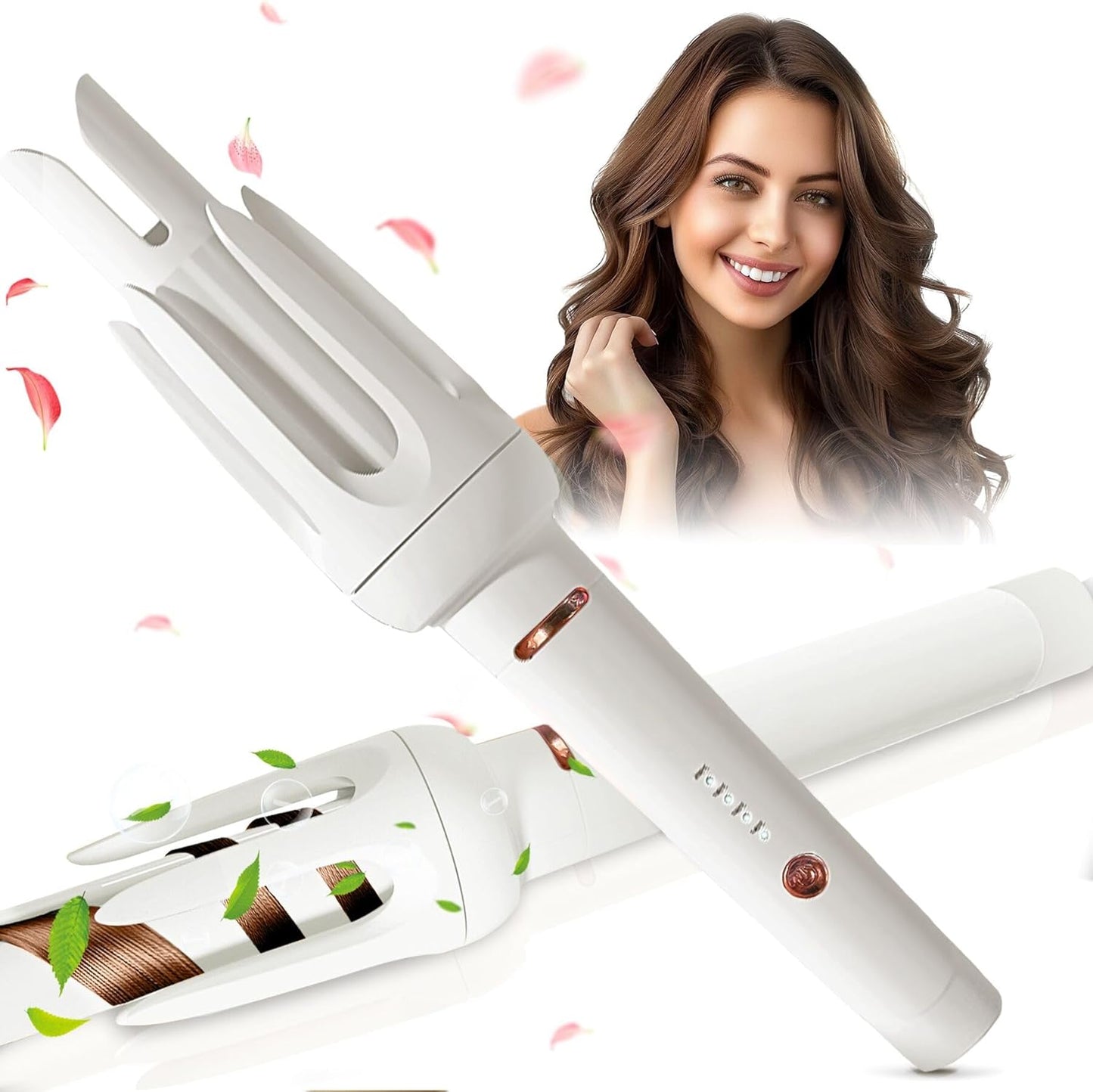 Auto Hair Curler, Anti-Scald, Anti-Tangle Rotating Curling Wand For Hair Styling