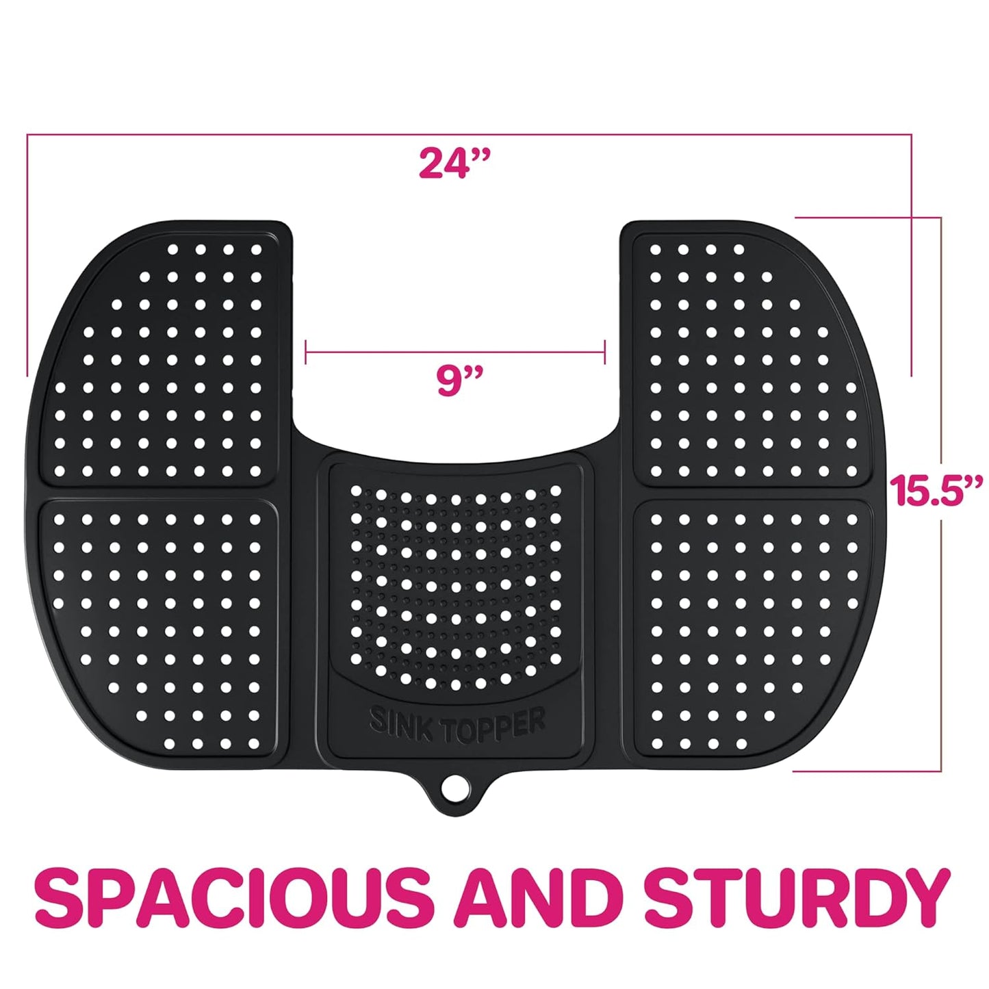 Compact Foldable with Hanging Loop, Silicone Beauty Makeup Brush Cleaning Mat, Heat Resistant for Beauty Tools, Bathroom Sink Organizer Countertop