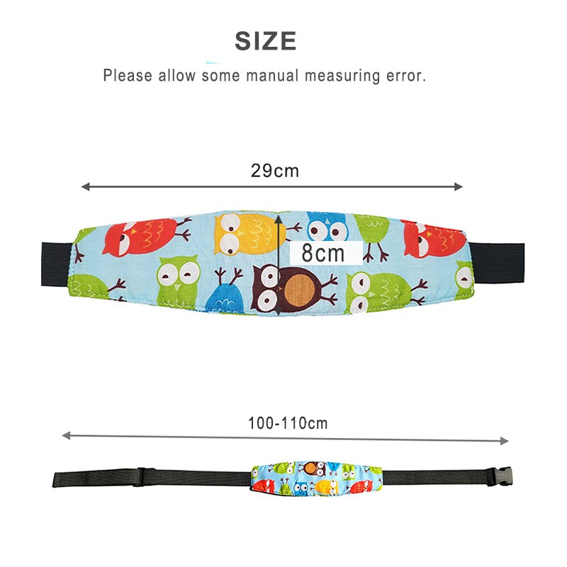 Adjustable Baby Head Support Belt Car Seat Stabilized Belt Children Fasten Tape Boy Girl Sleep Positioner Saftey Pillows