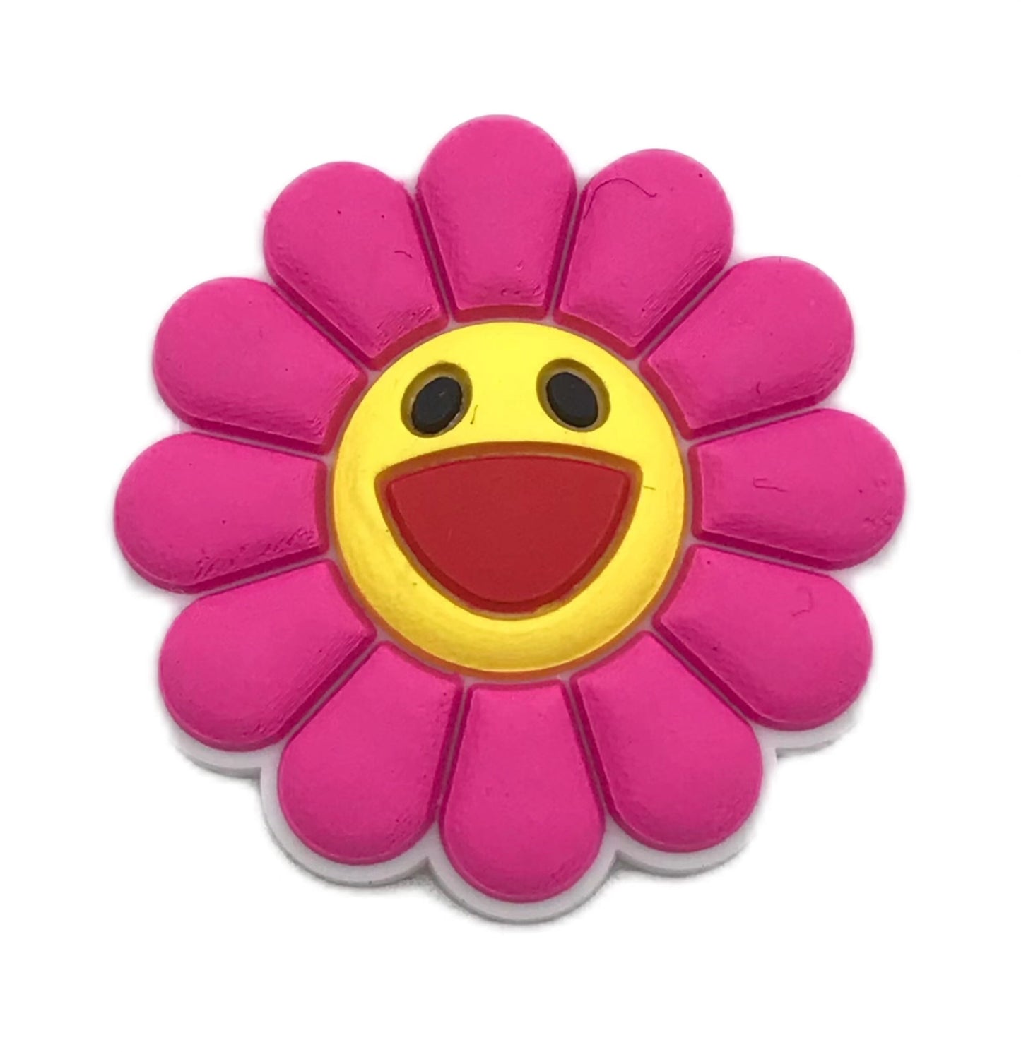 25pcs Flower Pattern Shoe Charms for Clogs Jibts Bubble Slides Sandals, PVC Shoe Decorations Accessories for Christmas Birthday