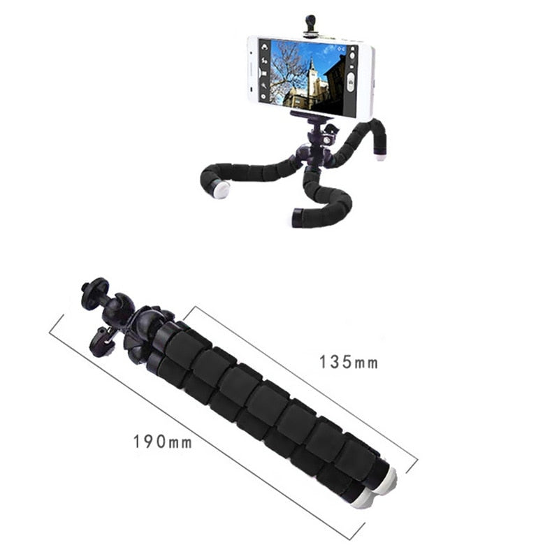 Sponge Tripod Octopus Bracket Universal Phone Sponge Tripod Octopus Sponge Mobile Phone Holder
