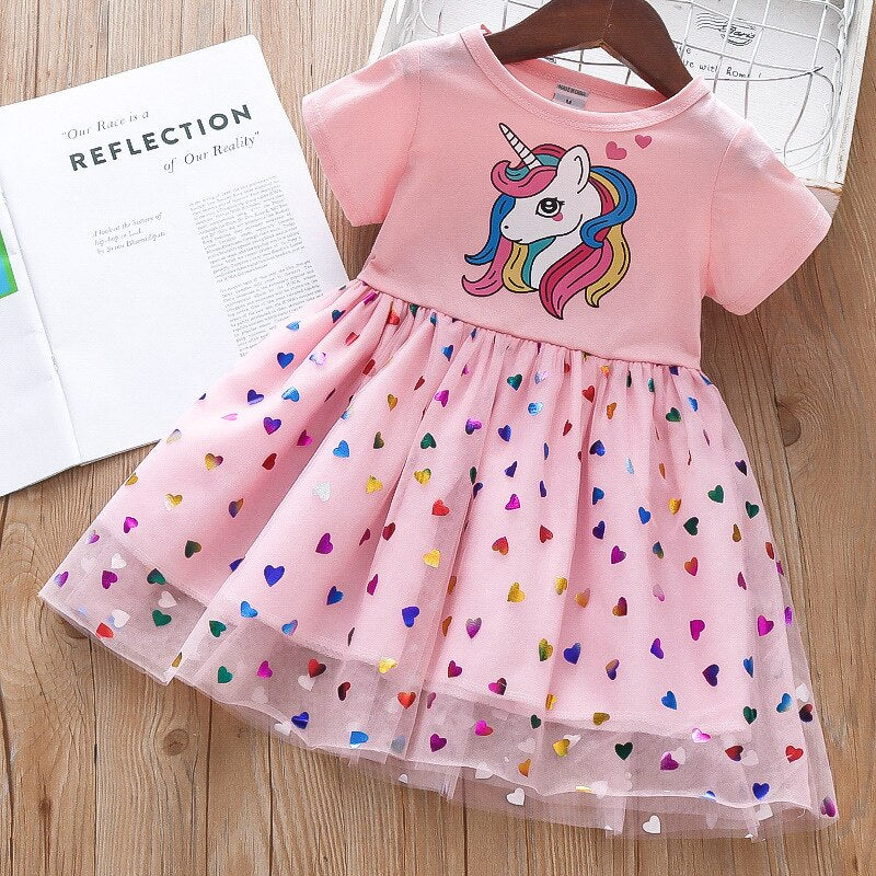 Baby Girls Dress Casual Pink Clothes Summer 2023 Cotton Linen Girls Princess Dress Big Turn Down Collar Dress