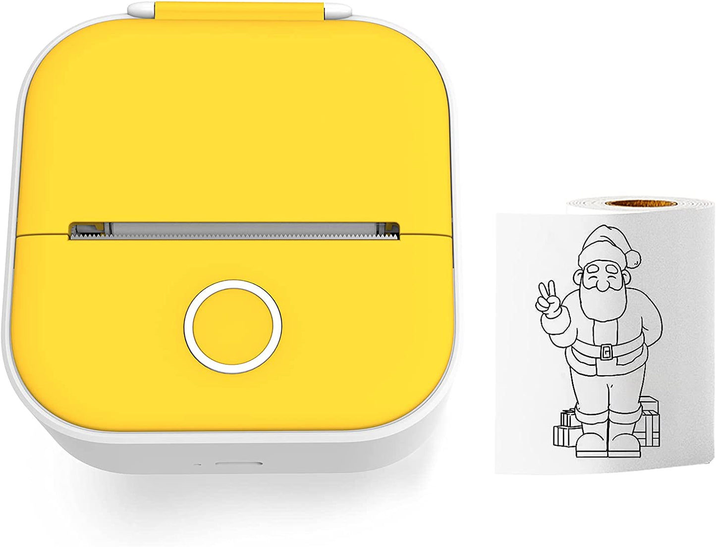 T02 Pocket Sticker Mini Printer - Bluetooth Portable Pocket Thermal Instant Photo Printer - Sticker Maker Machine Mobile Printer, Wireless Receipt Label Maker Printer for Sticky Scrapbook, Label