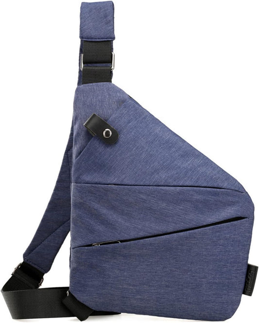 Personal Flex Bag, Anti-thief Slim Sling Bag, Travel Sling Bag, Crossbody Shoulder Bag for Men and Women