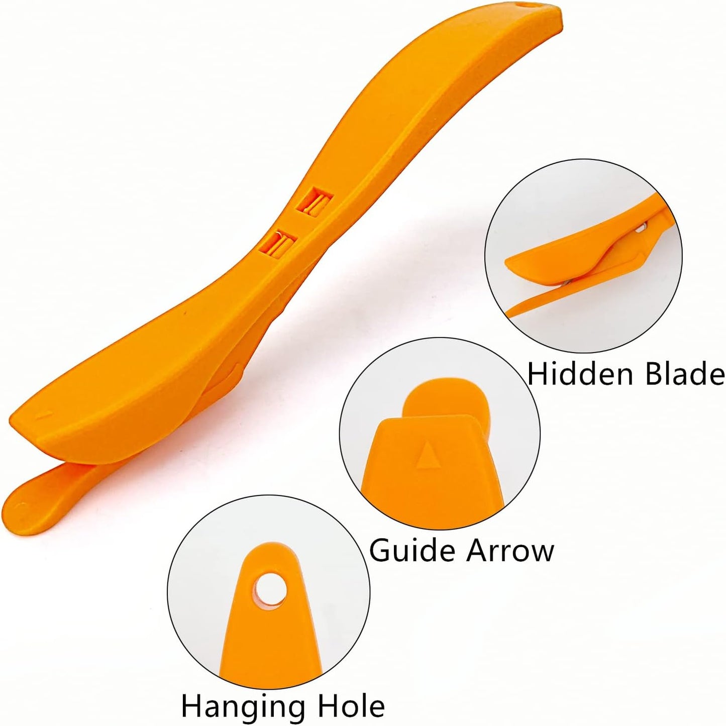 3 Pack Safety Cutter Vinyl Knife Tool Film Cutter Wrapping Paper Cutter, Utility Cutting Knife for Automotive Vinyl Wrap, Window Tint, Craft Vinyl, Home and Office Use