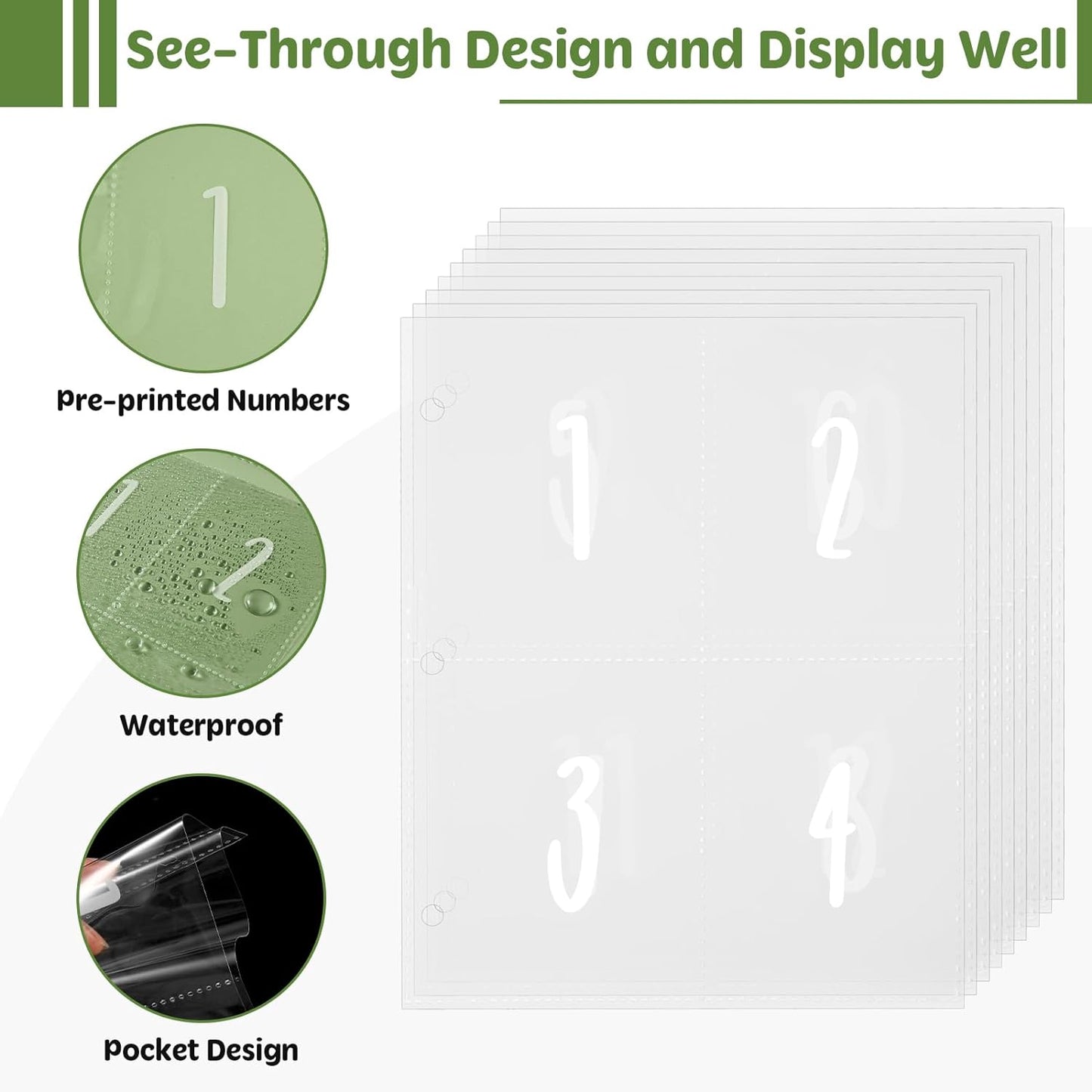 100 Envelopes Money Saving Challenge Binder with Laminated Tracker, PU Money Saving Challenge Budget Binder with Cash Envelopes, Savings Challenge Book with Zipper