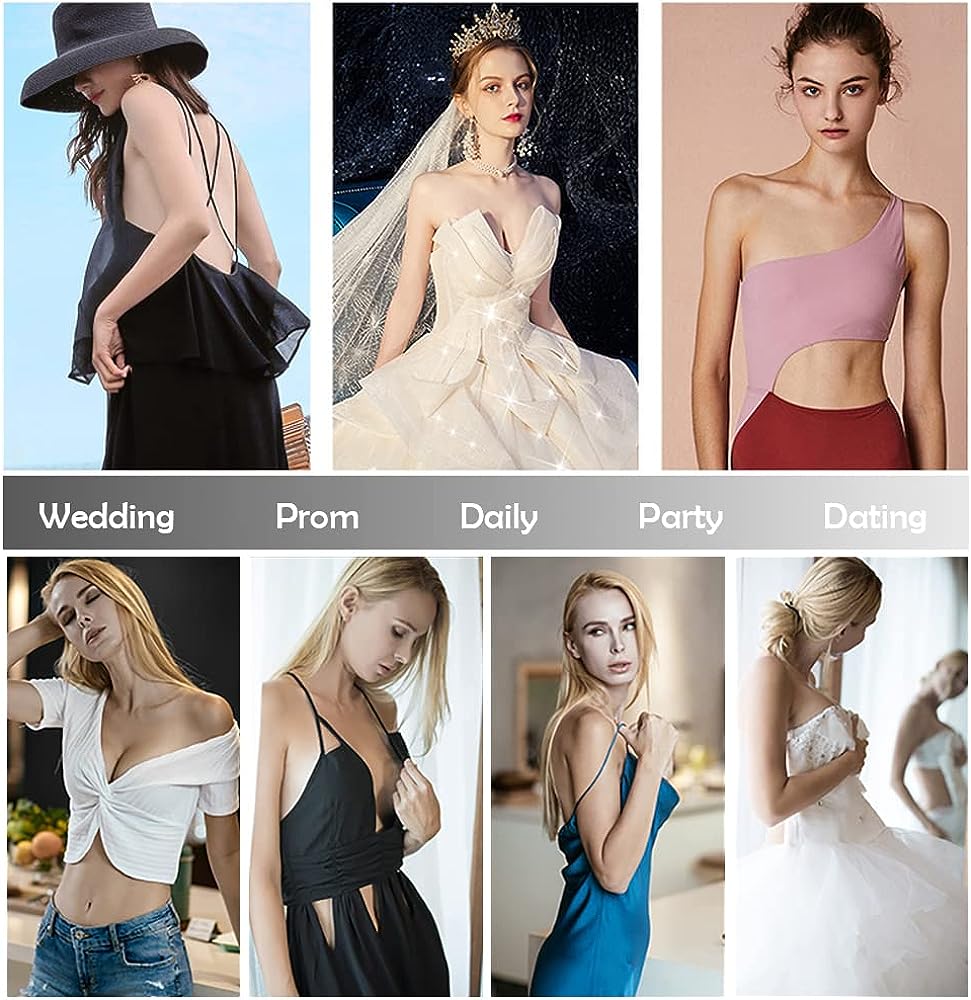 Adhesive Bra Push Up Strapless Invisible Sticky Bra Reusable Backless Silicone Bra for Women