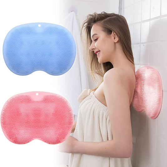 2 Pack Shower Back & Foot Scrubber,
