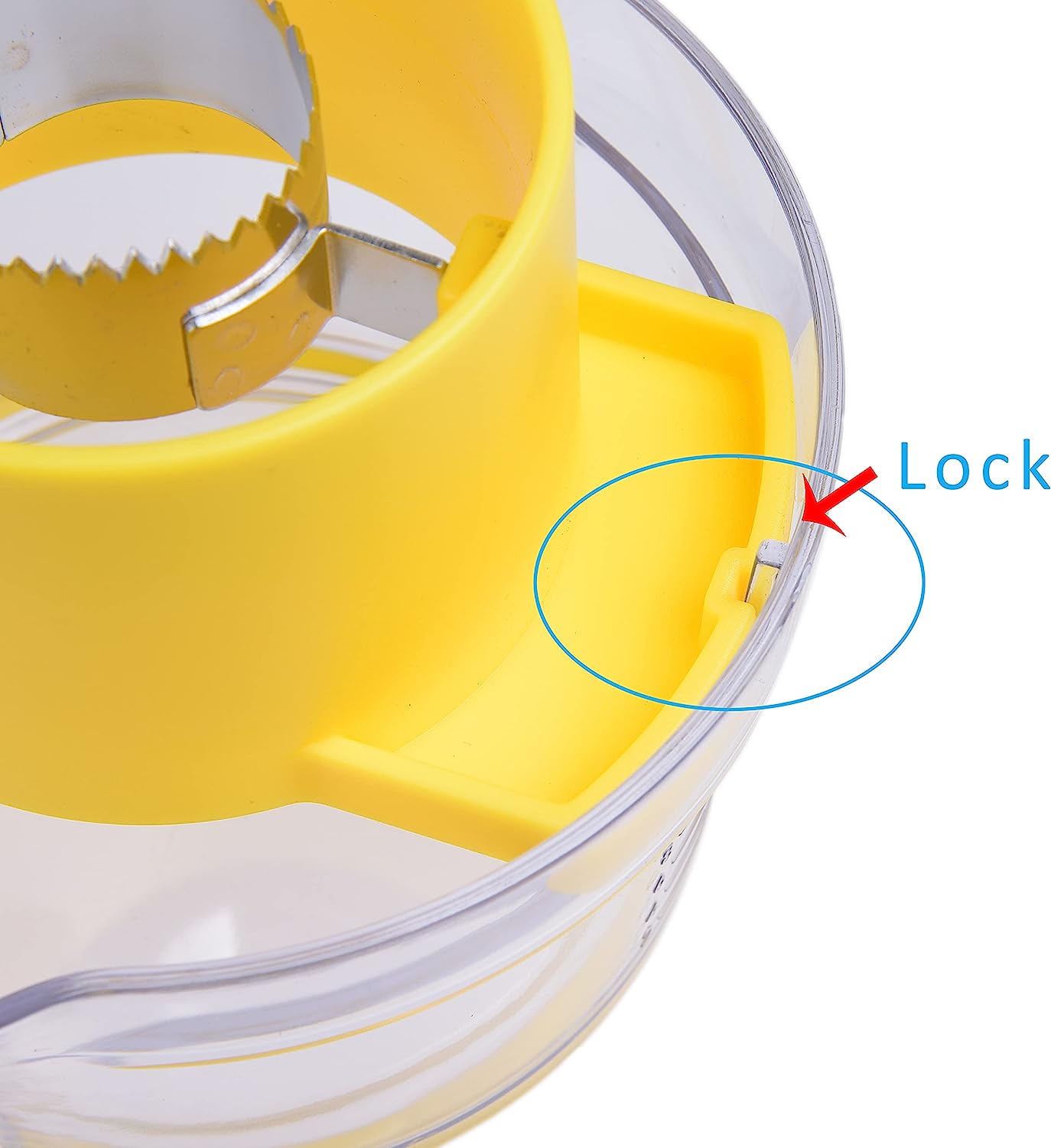 Corn Stripper / Potato Peeler and Fruit / Vegetable / Chocolate Grater with Measuring Bowl - Space Saving Design - Non Slip Silicone Bottom - Dishwasher Safe - No Electricity, No Noise