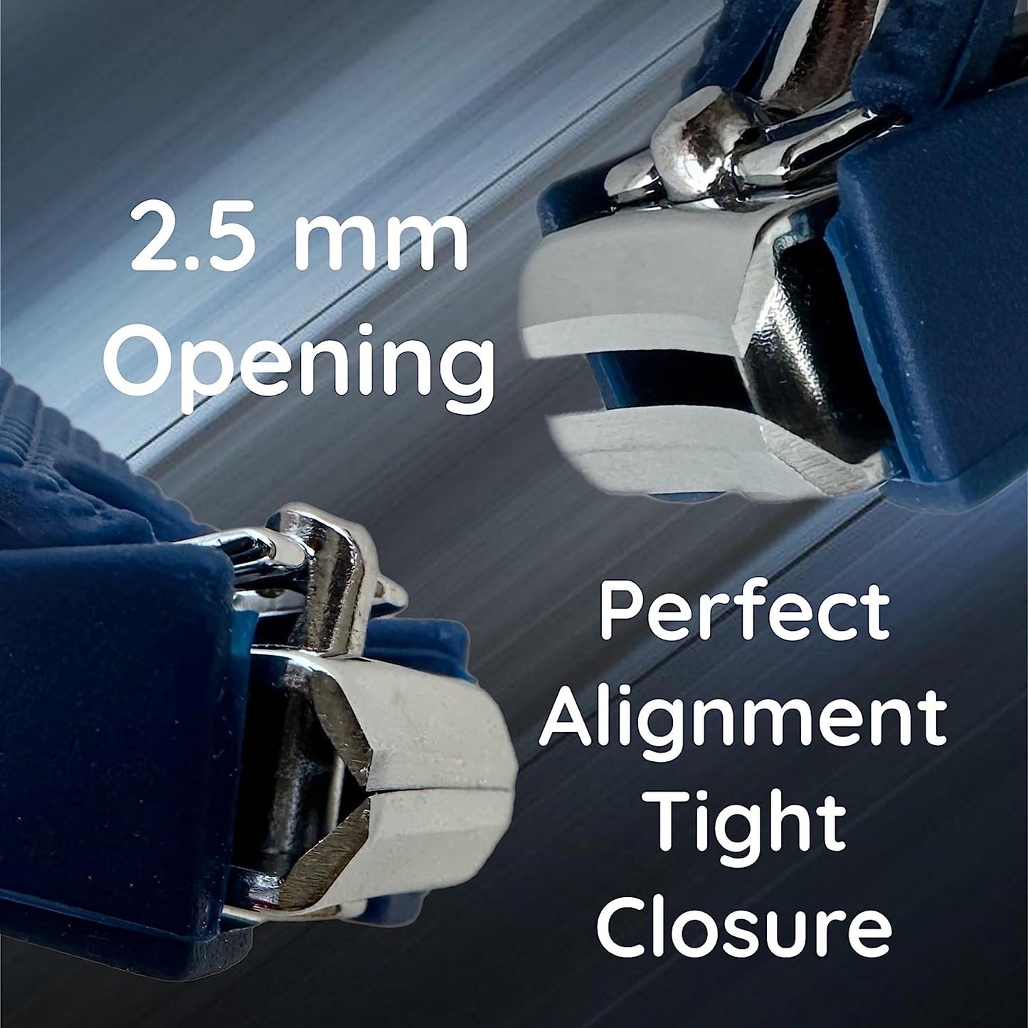 1 Comfort Hold Navy Large Nail Clippers Non-Slip Sure Grip Clipping Removable Catcher Toenails Fingernails Cutter Sharp Trimmer Stainless Steel Men Women Arthritis Unsteady Hands