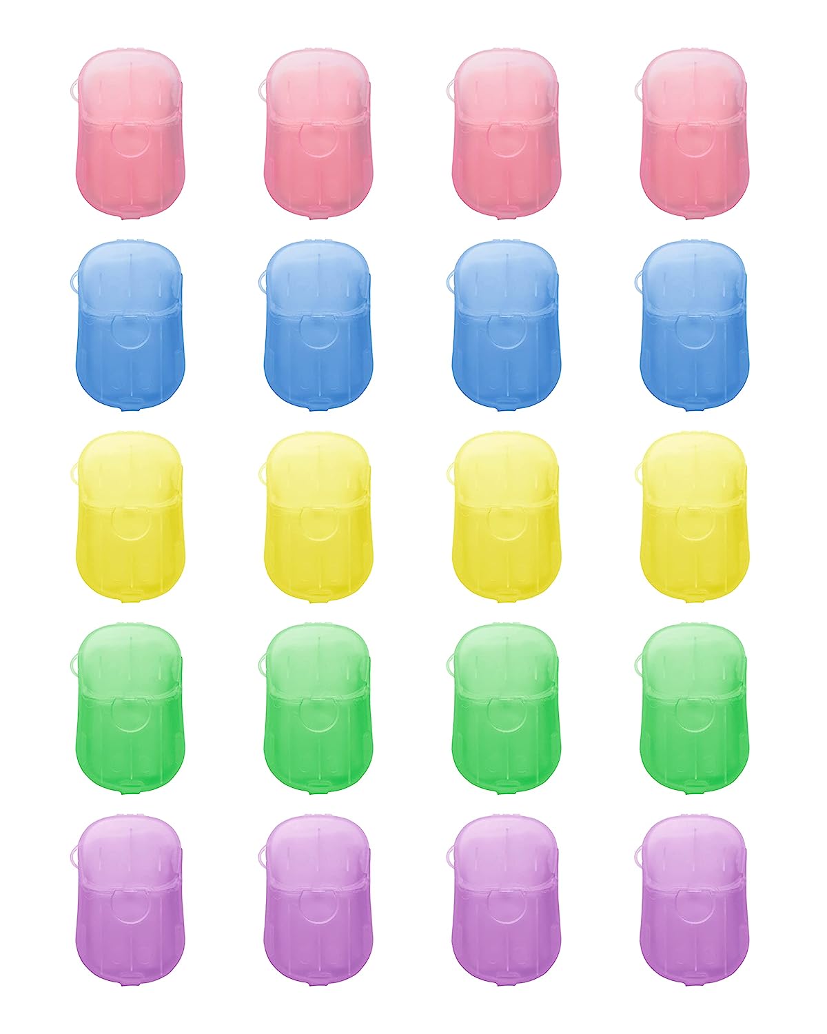 DF DUALFERV Paper Soap Sheets, 20 Pack (400 Sheets) Soap Sheets for Hand Washing, Disposable Portable Travel Soap Camping Soap, Kids Hand Soap for Travel Outdoor