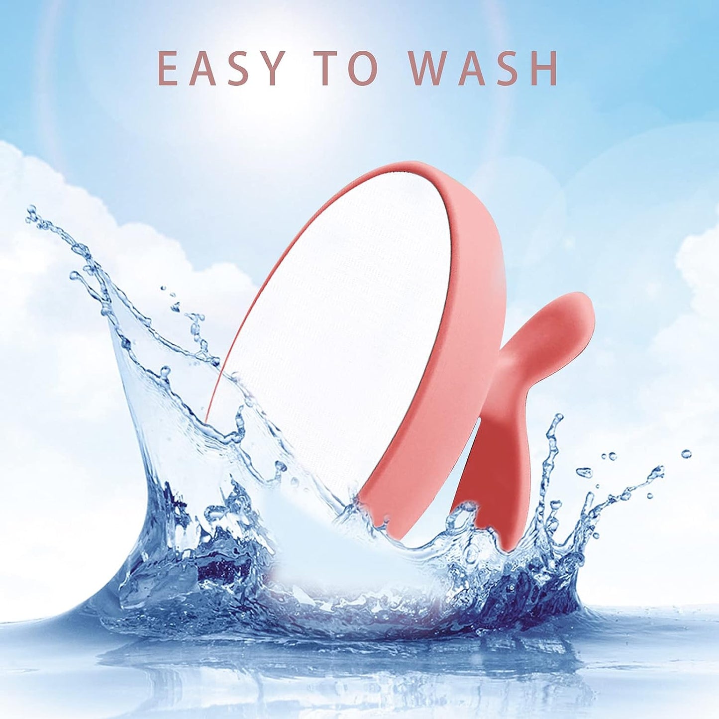 2023 New Crystal Hair Eraser,Upgraded Painless Nano Hair Eraser Crystal Hair Remover, Painless Exfoliation Hair Removal Tool for Arms Legs Back, Reusable & Washable (Pink)