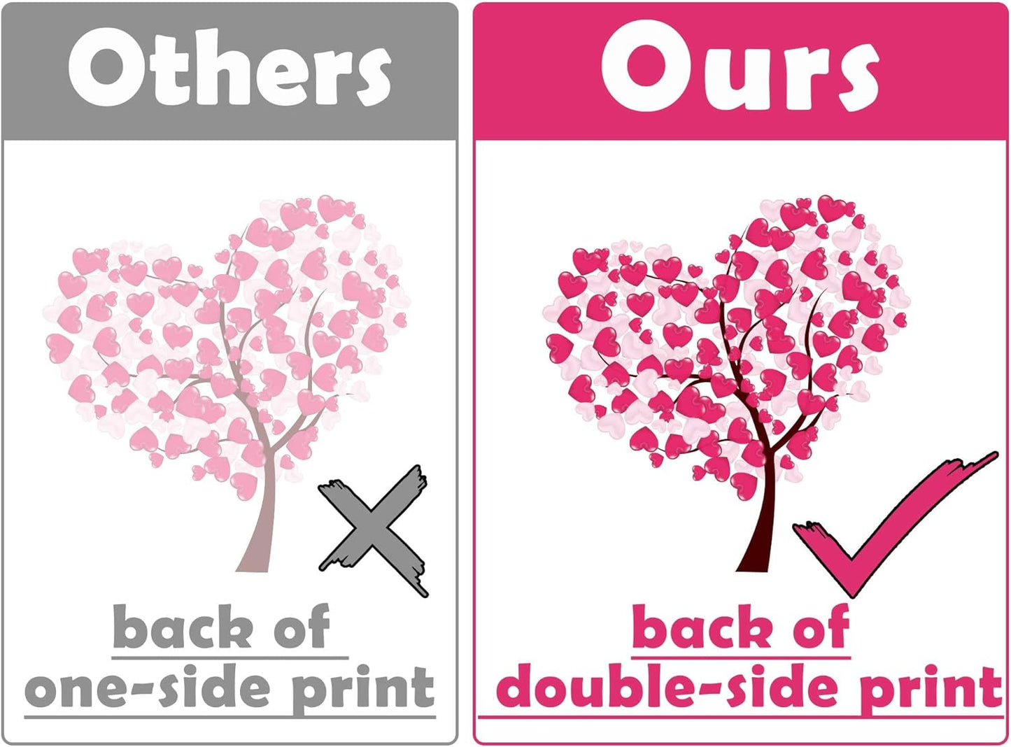 Valentines Day Decorations Heart Window Clings Decor, Large Red Pink Heart Tree Cupid Valentines Day Decor for Kids Home School Office Classroom, Wedding Birthday Party Supplies Gifts, 6 Sheets