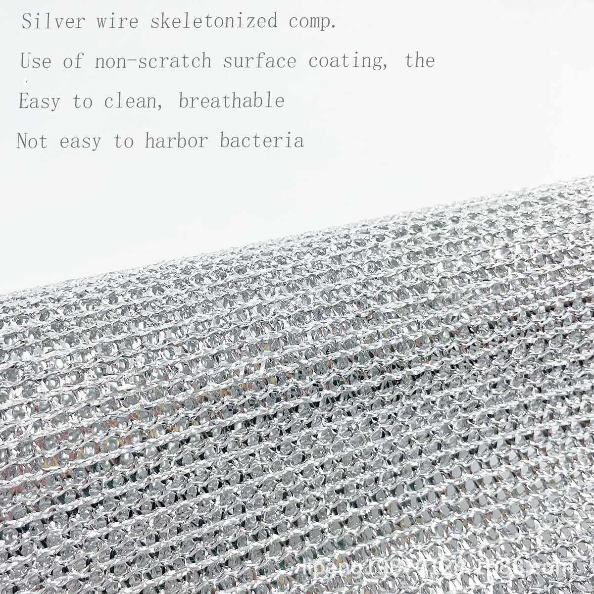 Multipurpose Wire Dishwashing Rags for Wet and Dry,Multifunctional Non-Scratch Wire Dishcloth, Sinks, Countertops, Stoves Versatile Scratch-Free Wire Dishcloth.(5 Pieces Double Layer)