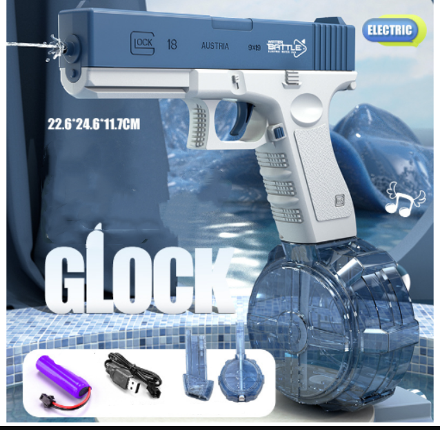 Glock Electric Water Toy Gun Spray Blaster Pistol Airsoft Summer Toys Swimming Poor Game Weapon Pistola For Kids