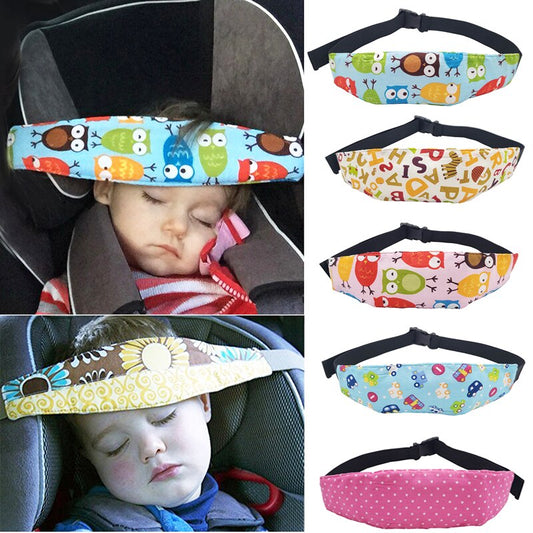 Adjustable Baby Head Support Belt Car Seat Stabilized Belt Children Fasten Tape Boy Girl Sleep Positioner Saftey Pillows