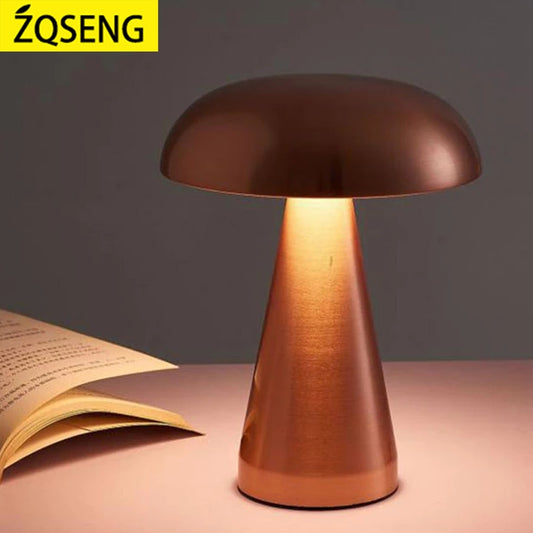 LED Table Lamp Touch Sensor Desktop Night Light Rechargeable Wireless Reading Lamp for Restaurant Hotel Bar Bedroom Decor Light