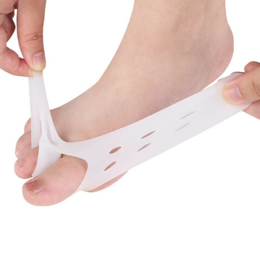 Silicone Gel Bunion Toe Corrector Orthotics Straightener Separator Pain 1 Pair
